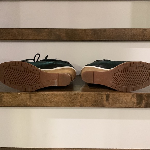 Leather Suede & Merino Wool Wedge Ankle Boot Emu Australia - Picture 3 of 10